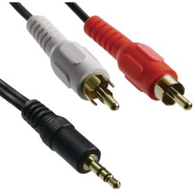 6Ft Y-Adapter Cable 3.5Mm