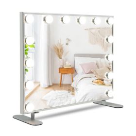 2 in 1 Vanity Mirror with 14 Dimmable LED Bulbs