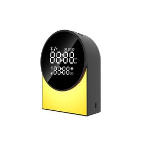 4In1 Rgb Alarm Clock Blk
