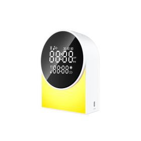 4In1 Rgb Alarm Clock Wht