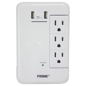 6Out 1200J Surge Tap