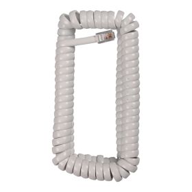 12Ft Phone Coil Cord Wht