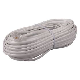 50Ft Mod Phone Cord Wht