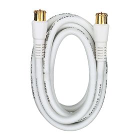 6Ft Rg6 Cable Wht
