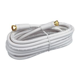 12Ft Rg6 Cable Wht