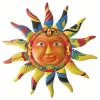 13 Inch Metal Sunburst Decorative Wall Art Sculpture