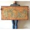 28 x 14 Inch Vintage European Atlas Wall Art