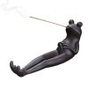 Ceramic Frog Decorative Incense Stick Holder and Ash Catcher