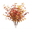 3-Piece Artificial Autumn Eucalyptus Stem Set