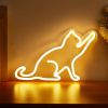 Cat Shaped USB LED Neon Decorative Wall Light