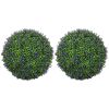 16.5 Inch Artificial Lavender Topiary Balls for Indoor and Outdoor Décor Set of 2