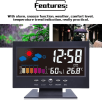 LED Digital Alarm Clock with Calendar and Weather Display