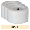 White Flameless LED Tealight Candle Set of 3