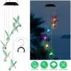 Solar Hummingbird Color-Changing Wind Chime