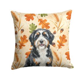 Berndoodle Heirloom Fall Throw Pillow Decorative Indoor Outdoor Accent Cushion for Couch, Bed or Patio, 18Hx18W