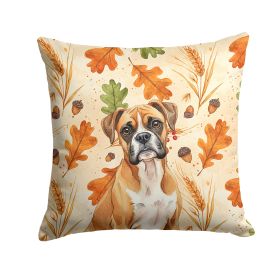Boxer Heirloom Fall Throw Pillow Decorative Indoor Outdoor Accent Cushion for Couch, Bed or Patio, 18Hx18W