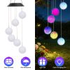 Solar Globe Color-Changing Wind Chime