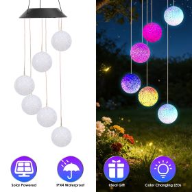 Solar Globe Color-Changing Wind Chime