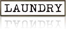 Laundry Signs Wall Decor, Rustic Hanging Decor, Wood Sign for Home Bathroom Laundry Room, Farmhouse Table Shelf Decoration