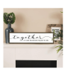 Family Wall Signs Decor Together is Our Favorite Place to Be Inspirational Quotes Wall Plaque Rustic Farmhouse Motivational Decoration for Living Room