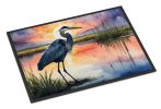 24 x 36 Inch Blue Heron at Sunset Doormat