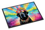 24 x 36 Inch Black Labrador Hippie Dawg Doormat