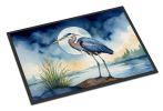 24 x 36 Inch Blue Heron Under the Moonlight Doormat