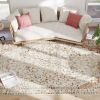 8 x 10 Foot Mixed Brown Traditional Floral Area Rug
