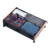 Under Bed Storage with Wheels, 25.6 x 18.1 x 7.1 inch Underbed Containers, Underbed Shoes Organizer with Lockable Wheels