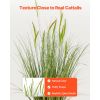 35 Inch Artificial Cattail Grass in Pots Set of 2