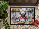 18 x 27 Inch Pug Chef Doormat