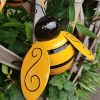 4-Piece 3D Metal Bumblebee Wall Art Set