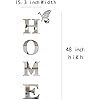 Home Wall Decor Letter Signs Acrylic Mirror Wall Stickers Decorations for Living Room Bedroom Home