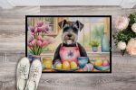 18 x 27 Inch Schnauzer Easter Doormat