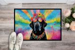 24 x 36 Inch Black Labrador Hippie Dawg Doormat