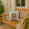 Brown Newfoundland Coastal Sea Glass Throw Pillow Decorative Indoor Outdoor Accent Cushion for Couch, Bed or Patio, 18Hx18W