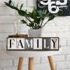 Vintage Family Sign, Family Wooden Box Sign for Wall, Rustic Hanging Signs and Plaques, Families Room Decor, Home Decor for Table Shelf