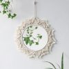 Bohemian Round Macrame Woven Decorative Wall Mirror