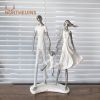 Nordic-Style Abstract Family Resin Sculpture