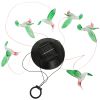 Solar Hummingbird Color-Changing Wind Chime