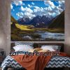 43 x 59 Inch Mountain Landscape Wall Tapestry