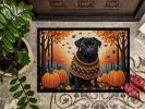 18 x 27 Inch Black Pug Fall Doormat