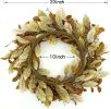 20 Inch Autumn Magnolia Leaf and Pomegranate Berry Decorative Wreath