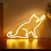 Cat Shaped USB LED Neon Decorative Wall Light