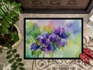 18 x 27 Inch New Jersey Violet Watercolor Doormat