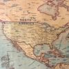 28 x 14 Inch Vintage European Atlas Wall Art