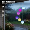 Solar Globe Color-Changing Wind Chime