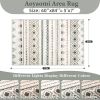 Area Rug Living Room Rugs 5x7 Large Soft Boho Geometric Rugs