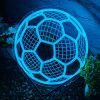 Football Neon Sign for Wall Decor,Football-Shaped Neon Light, Football LED Signs for Football Fans Teens