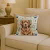 Brown Newfoundland Coastal Sea Glass Throw Pillow Decorative Indoor Outdoor Accent Cushion for Couch, Bed or Patio, 18Hx18W